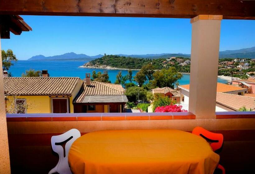 Апартаменты 1 Спальня Вид на Море, Residence Appartamenti Caffarena