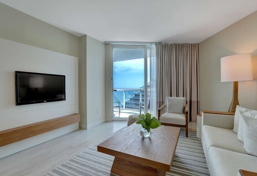 장애인을 위한 더블 침대 스탠다드 룸, Beach House Fort Lauderdale, a Hilton Resort
