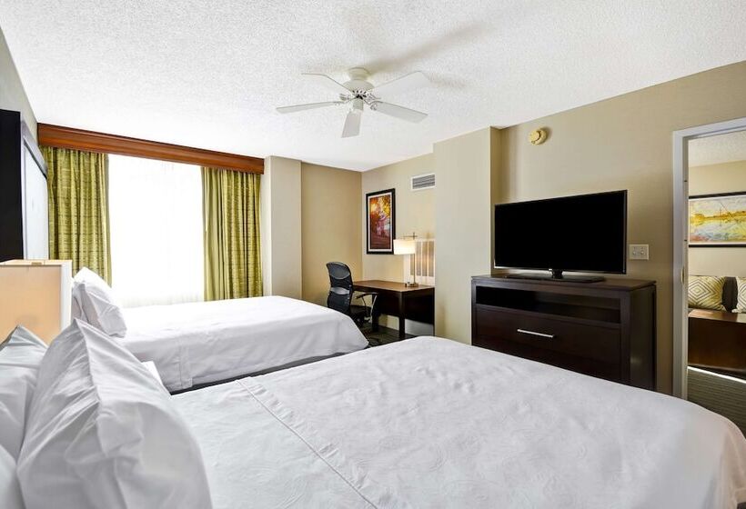 ２ベッドスイートルーム, Homewood Suites By Hilton Dulles Int L Airport