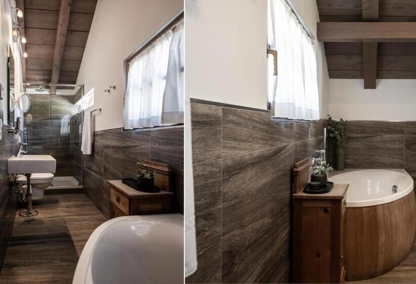 غرفة ديلوكس مزودة بشرفة, Apfelhotel Torgglerhof