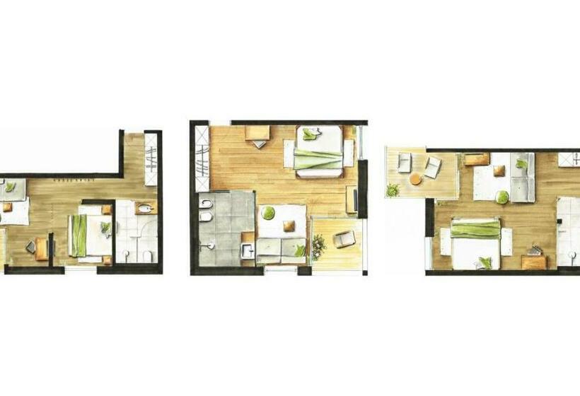 جناح مطلّ علي الجبل, Apfelhotel Torgglerhof