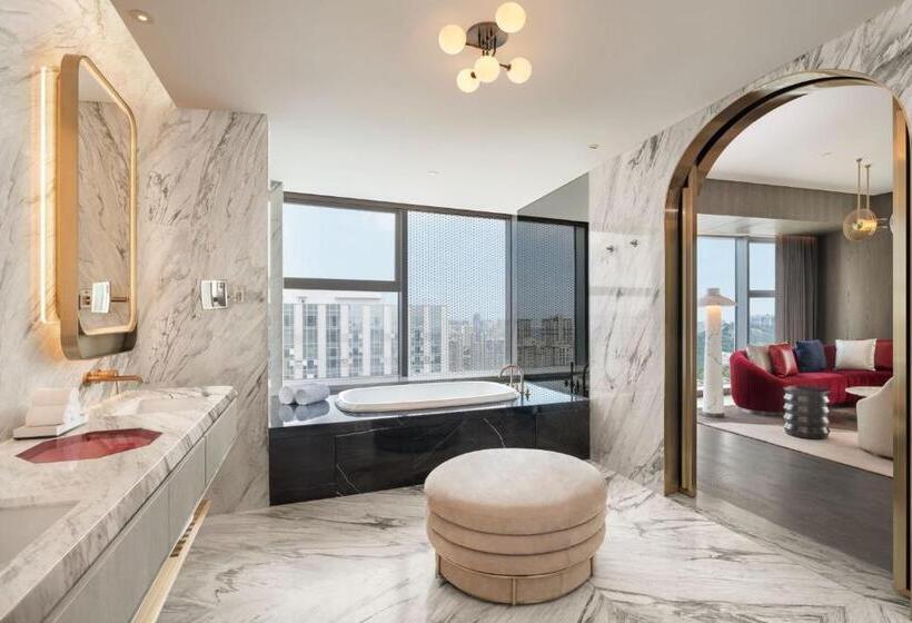 جناح سرير كينج, W Xiamen   Enjoy Happy Hour Amenities