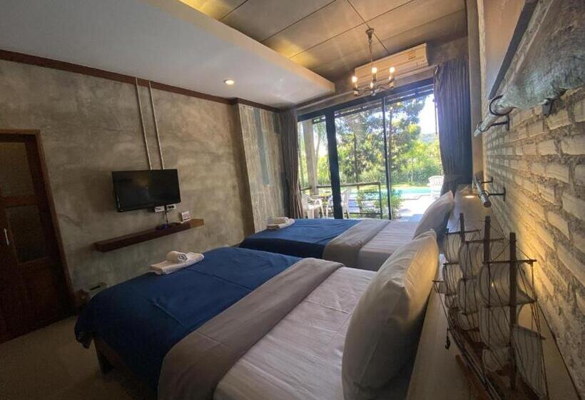 اتاق استاندارد با چشم‌انداز استخر, Windy Seaview Resort
