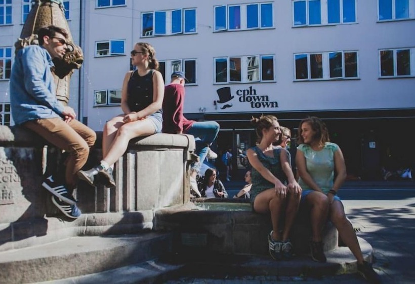 스탠다드 싱글 룸 공동욕실, Copenhagen Downtown Hostel