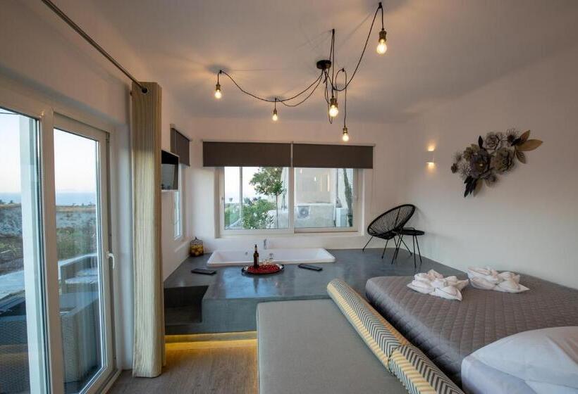 테라스 주니어 스위트, Nectarios Villa   Studios & Suites Adults Only