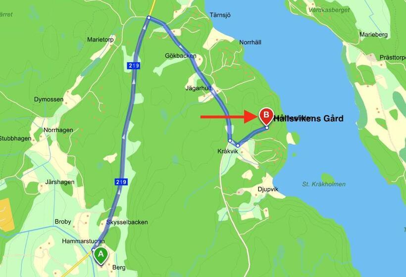 Дом 2 Спальни, Bergs Gård & Hållsvikens Gård