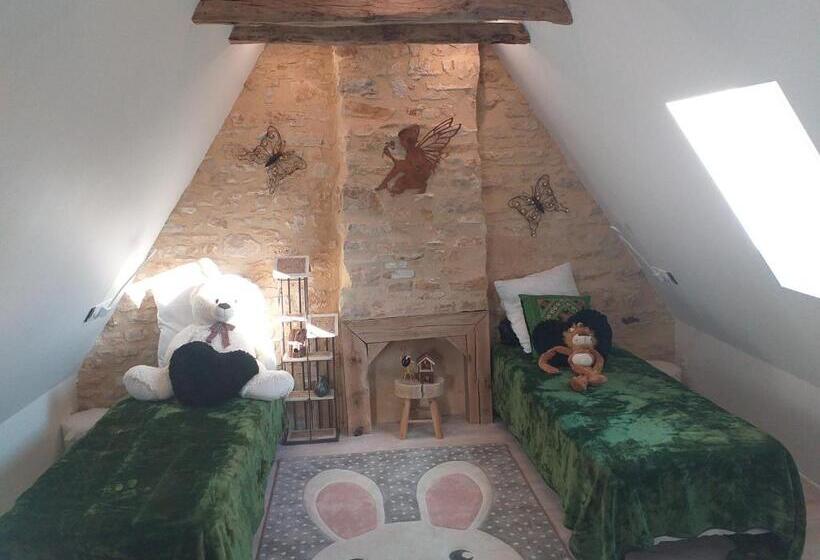 Дом 1 Спальня, Le Sourire Du Troubadour   8 Chambres   Baignade à 300 M   Salle De Jeux   Poêle à Bois