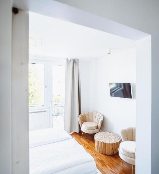 标准间带阳台, Das Strandglück   Villa Und Meer