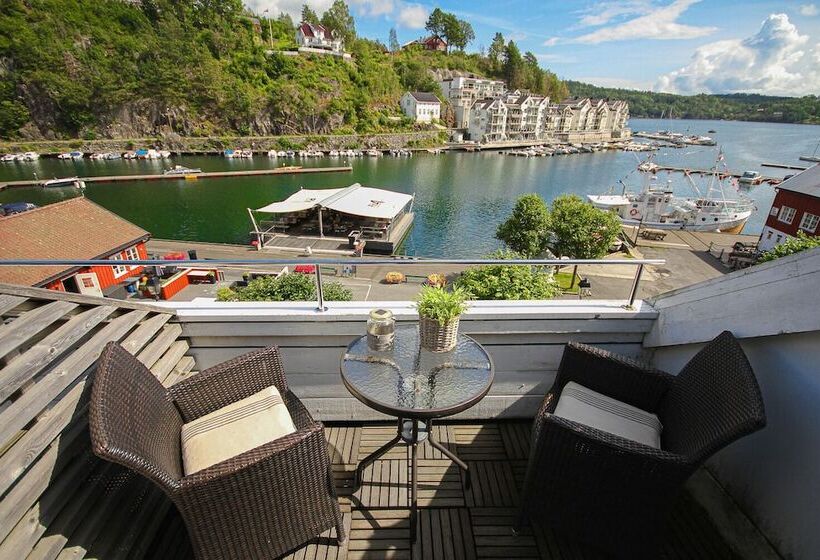 バルコニーつきオーシャンビュースーペリアルーム, Tvedestrand Fjordhotell   Unike Hoteller