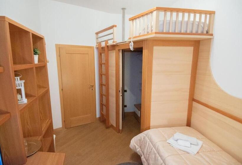 اتاق استاندارد یک تخته با سرویس بهداشتی مشترک, Casa Degli Orti, Dolomia Best Home