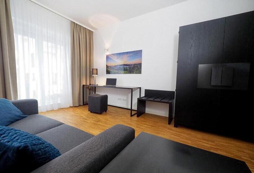 آپارتمان 1 خوابه با بالکن, Apparthotel Rivers Passau