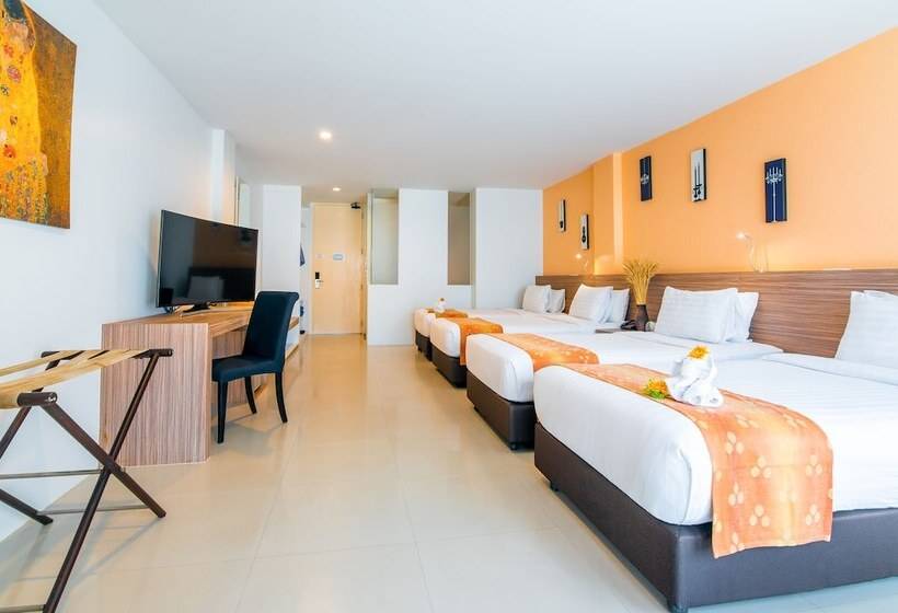 4인용 스탠다드 룸, The Lantern Resorts Patong   Sha Extra Plus