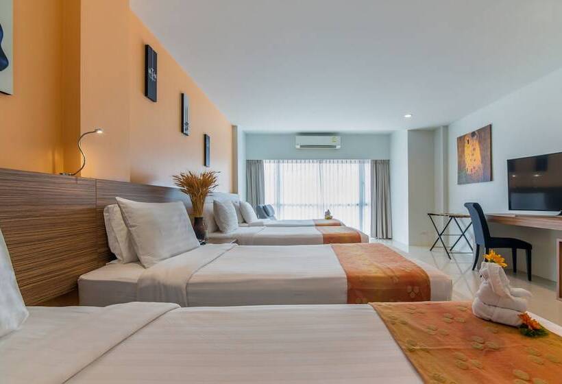 4인용 스탠다드 룸, The Lantern Resorts Patong   Sha Extra Plus