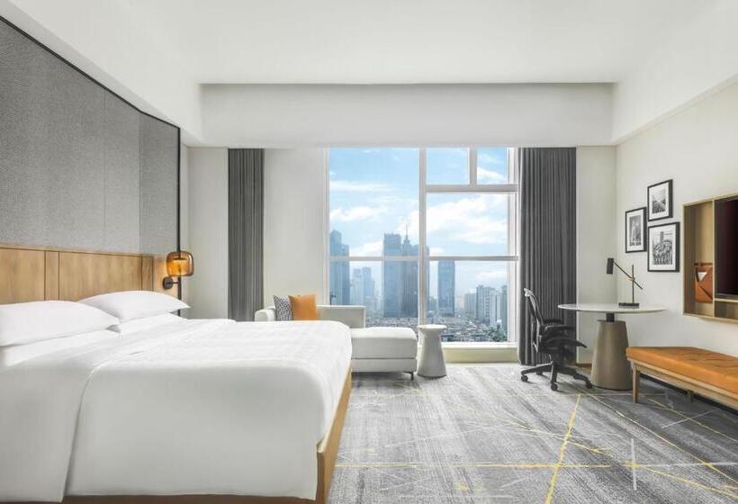 Номер Deluxe Кровать Кинг Вид на Город, Sheraton Guangzhou