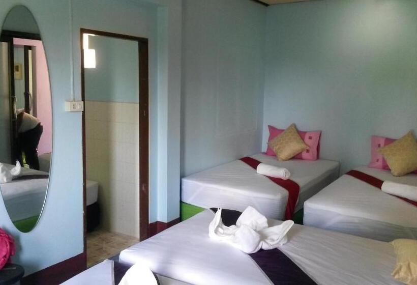 غرفة عائلية مطلّة علي الحديقة, Baan Klong House