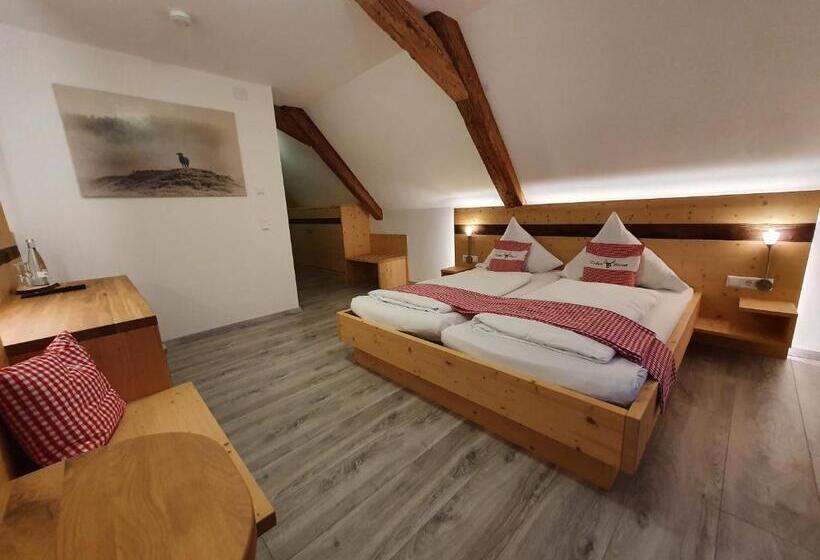 스탠다드 트리플 발코니 룸, Gasthaus Zum Hirschen