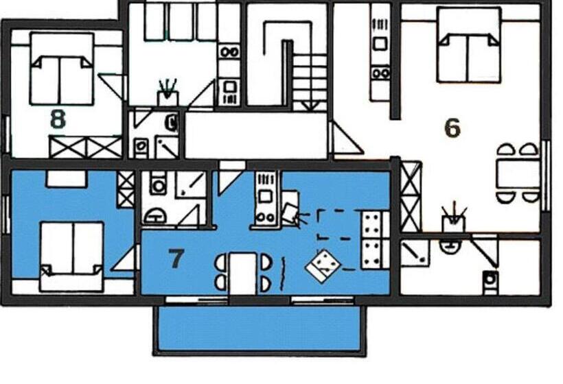 شقة غرفة نوم واحدة مزودة بشُرفة, Seeappartements Bacher