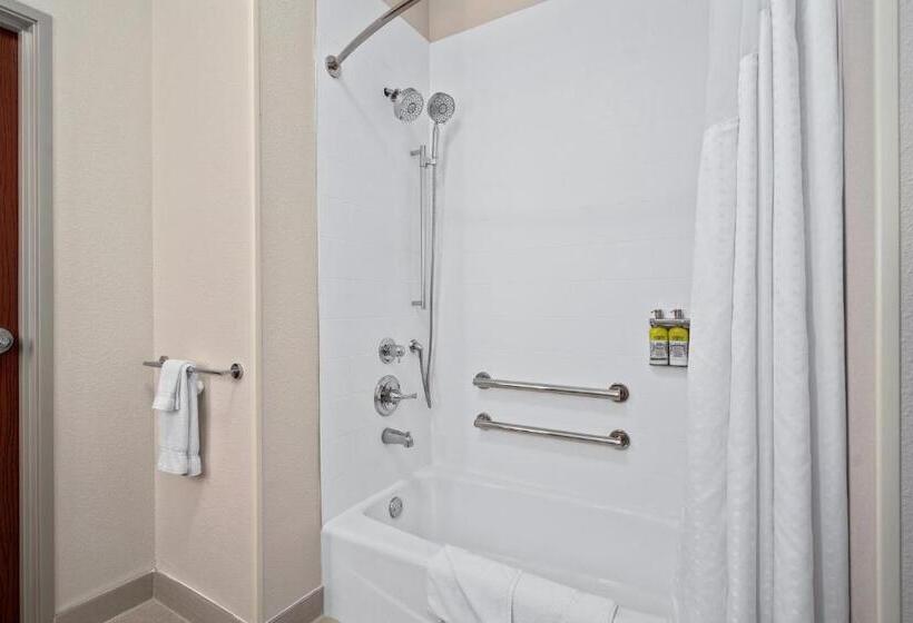 适合残疾人士使用的带超级大床的标准间, Holiday Inn Express Suites Van Buren Ft Smith Area, An Ihg
