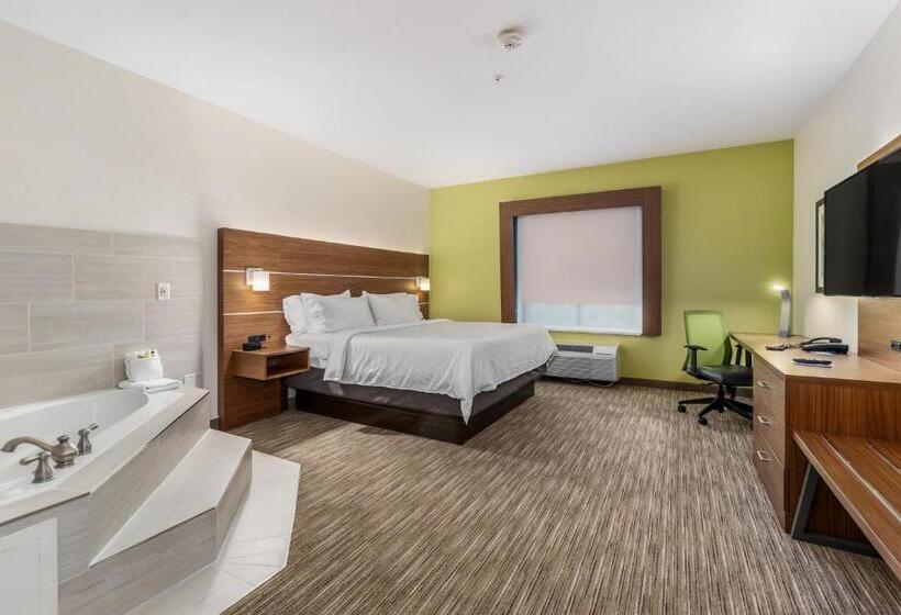 带大床的豪华间, Holiday Inn Express Suites Van Buren Ft Smith Area, An Ihg