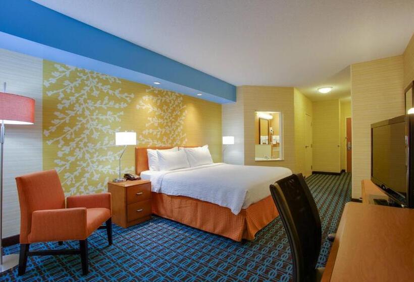 스탠다드 룸 킹사이즈 침대, Fairfield Inn & Suites By Marriott Edison   South Plainfield