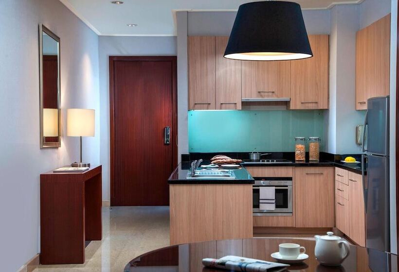 Апартаменты Deluxe 1 Спальня, The Mayflower, Jakarta Marriott Executive Apartments