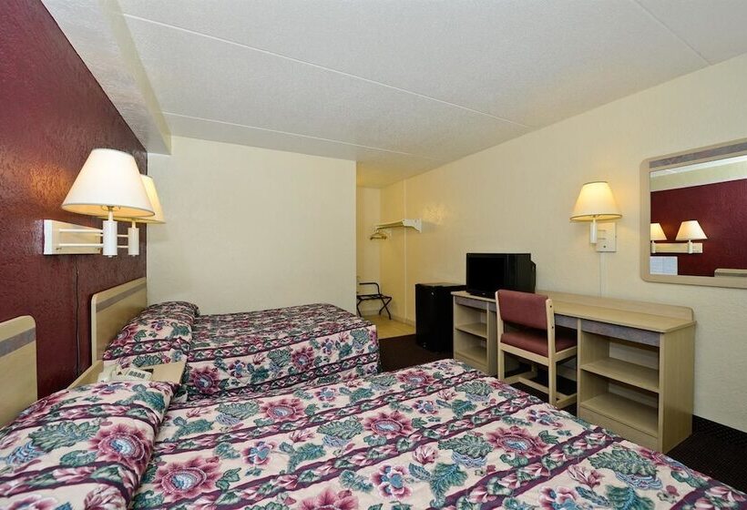 Номер Стандарт 2 Двуспальные Кровати, Americas Best Value Inn Battle Creek