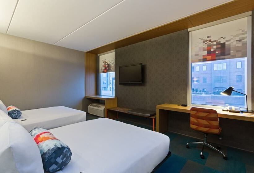 Номер Стандарт 2 Двуспальные Кровати, Aloft Birmingham Soho Square
