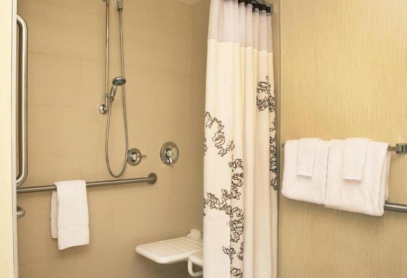 带大床的标准工作室, Residence Inn By Marriott Syracuse Downtown At Armory Square
