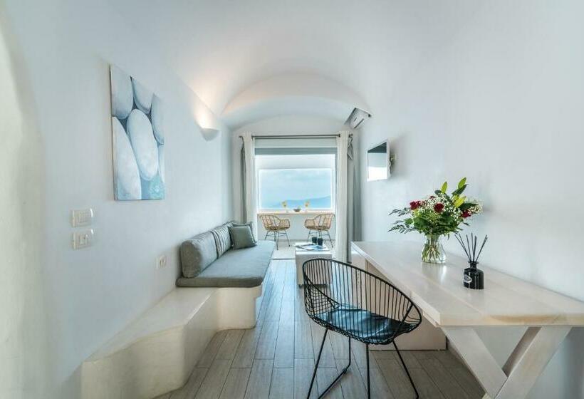 חדר דלוקס עם מרפסת נוף לים, Aerino Villa
