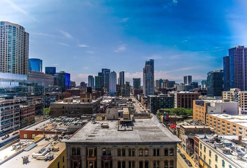 Номер Стандарт 2 Двуспальные Кровати, Aloft Chicago Downtown River North