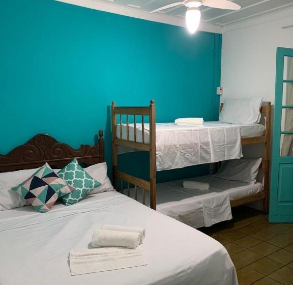 발코니가 있는 4인용 스탠다드 룸, Pousada Real Paraty