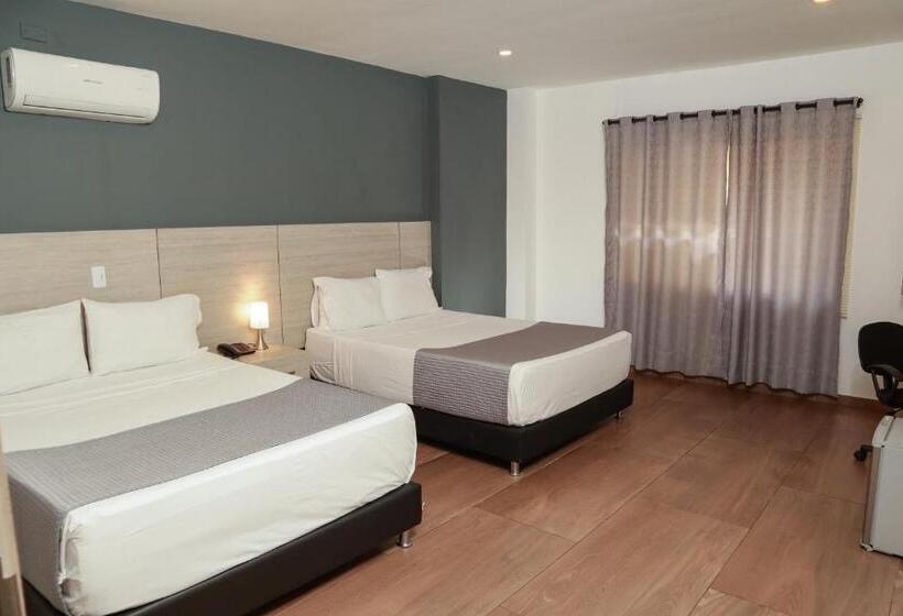 스탠다드 룸 더블 침대 2개, Diagonal Hotel Chipichape