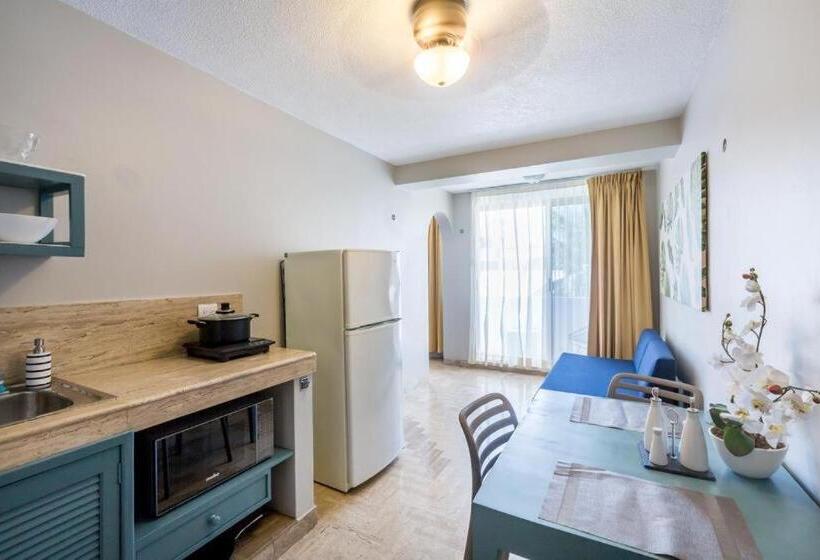Студио Стандарт с Балконом, 5th Av Sol Del Caribe Apart