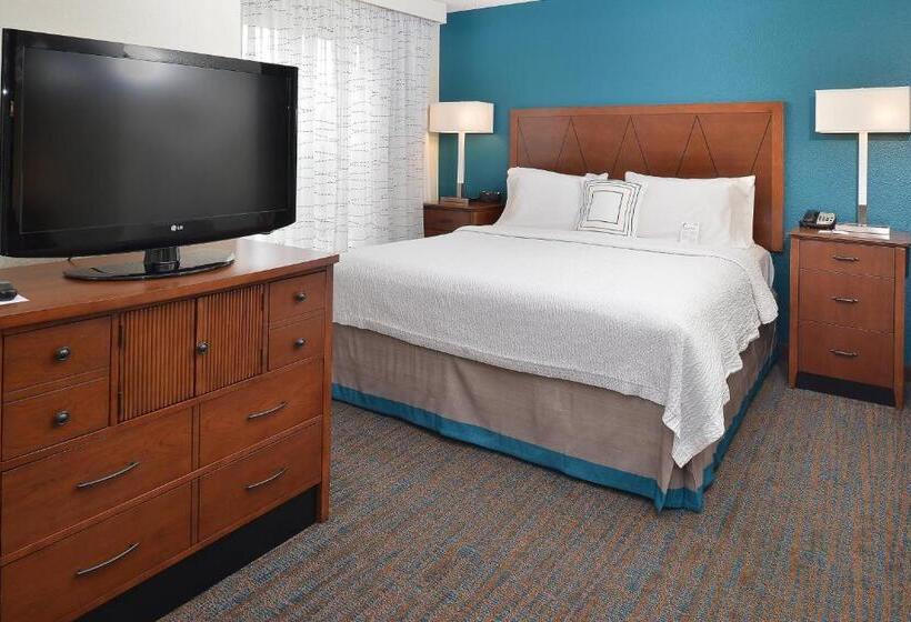 带大床的标准工作室, Residence Inn By Marriott Loveland Fort Collins