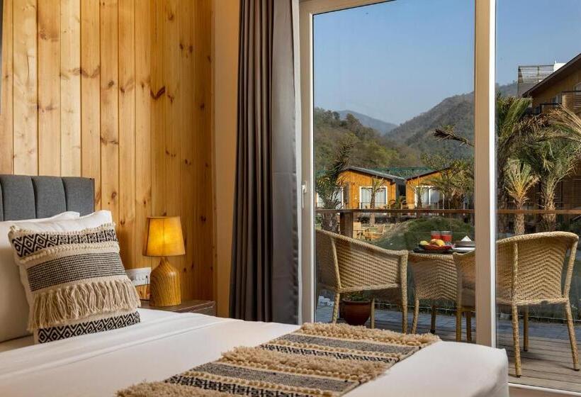 수피리어 룸 가든 전망, Justa Rasa Retreat & Spa Rishikesh