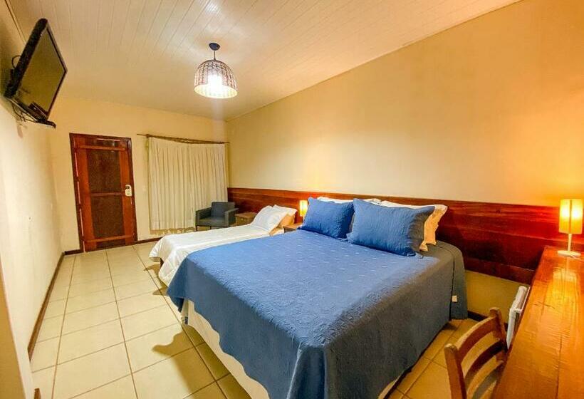 스탠다드 트리플 룸 가든 전망, Quatro Estações Pesqueiro E Hotel Fazenda