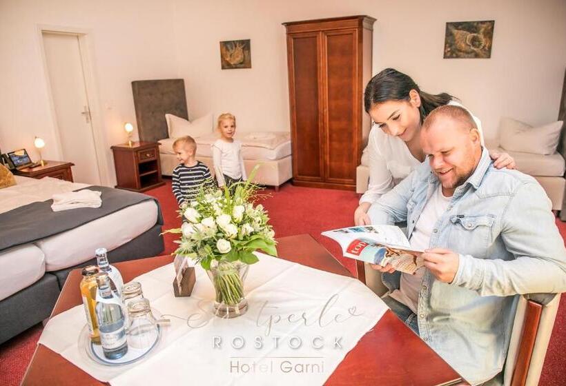 اتاق استاندارد چهار تخته, Stadtperle Rostock