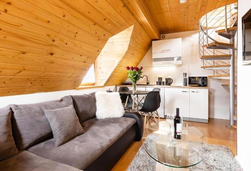 Апартаменты Комфорт 1 Спальня, Aparthotel Delta Zakopane - Delta Garden
