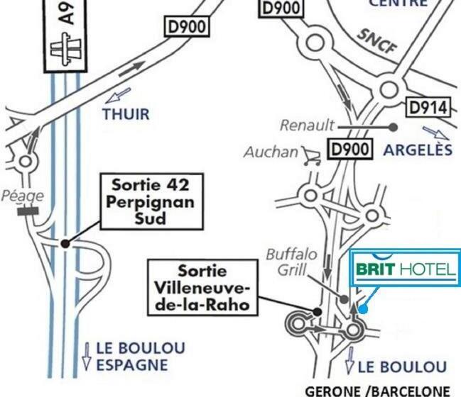 컴포트 룸, Brit Hotel Porte D Espagne