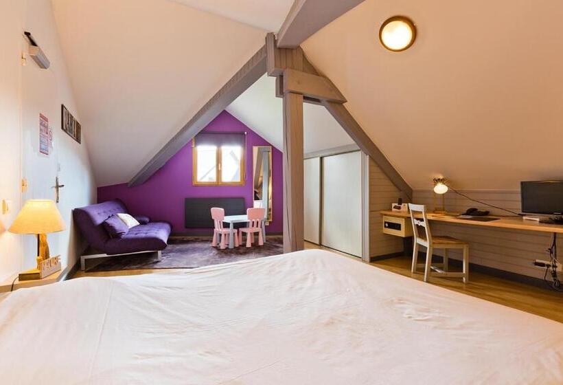 Четырехместный Номер Стандарт, Logis Hôtel Volcan Sancy