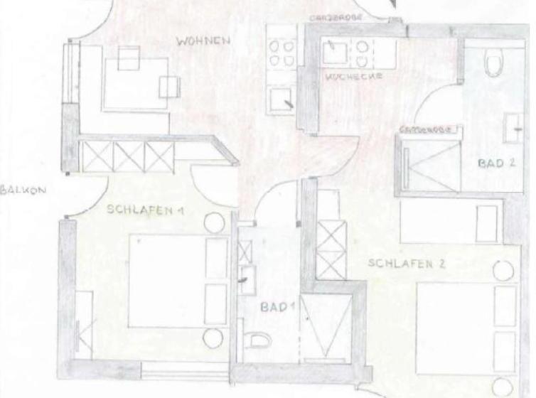Апартаменты 2 Спальни, Pension Gieringer