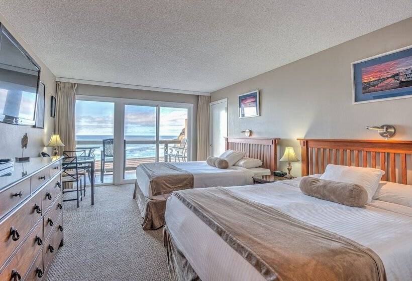 Номер Стандарт 2 Двуспальные Кровати, Inn At Otter Crest