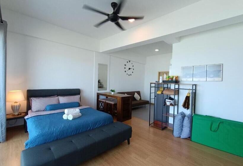 استودیو استاندارد با بالکن, Kuantan Imperium Seaview Cityview By Avenzee