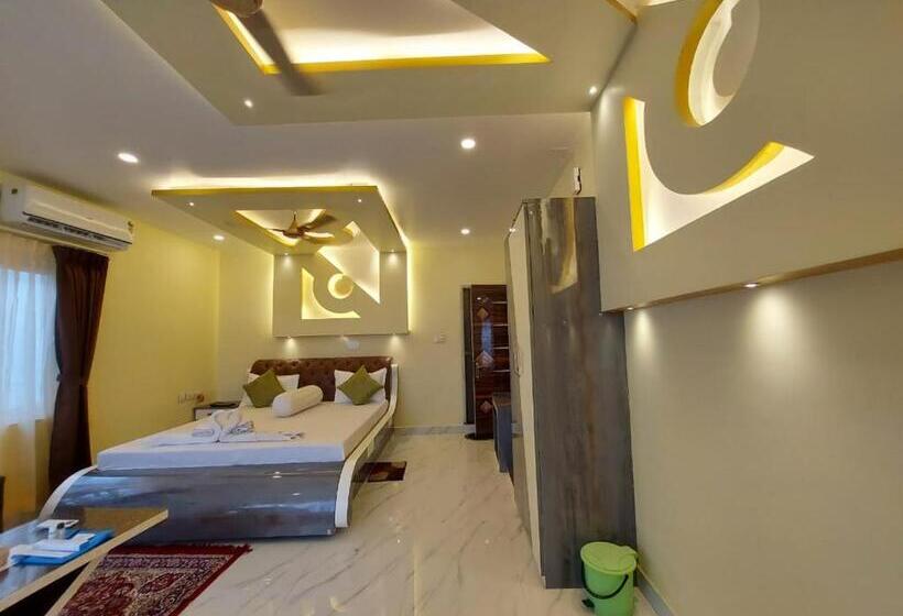 带大床的标准间, Hindusthan Inn   On Beach