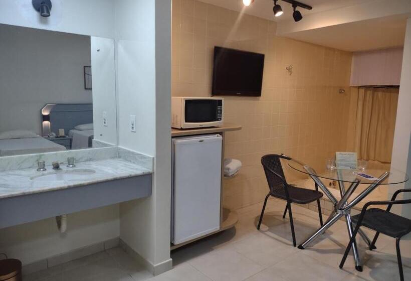 Студия Deluxe, Hot Springs Flat Apart Hotel Master Luxo Com Banheira