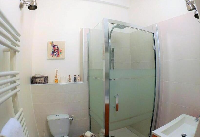 Номер Стандарт Вид на Сад, La Villa Carcassonne, Cité 8 Min à Pieds, Clim, Piscine, Full Wifi, Borne 7,5kw, Vélo élect, Parking