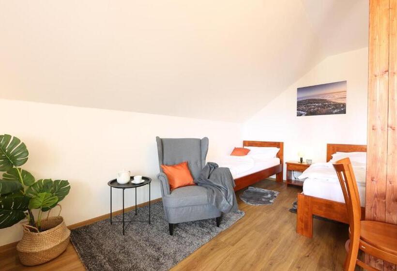 شقة غرفة واحدة ذات إطلالة, úpatí Ještědu   Apartmány