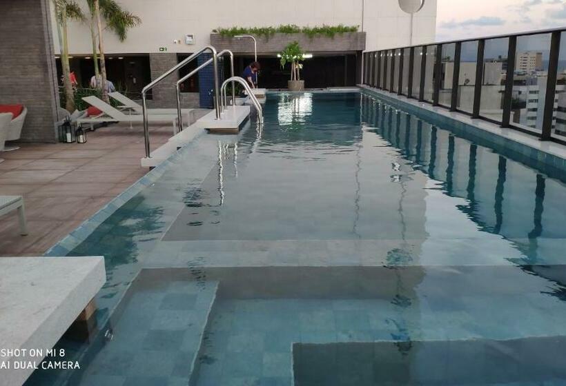 침실 1개 아파트, Studio Time 1312   Luxo   Ponta Verde   Maceió Al