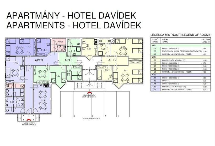 منزل غرفة نوم واحدة, Sport & Relax Hotel Davidek