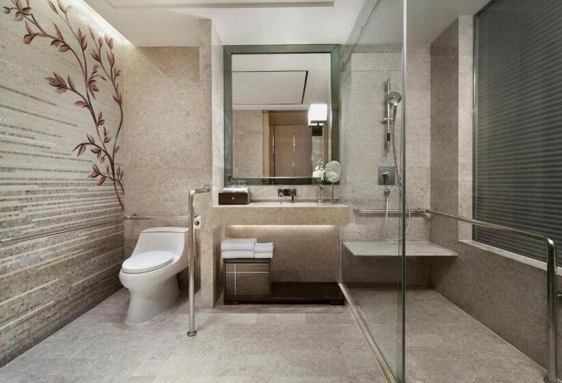 اتاق لوکس با تخت بزرگ, Shanghai Marriott Hotel Parkview